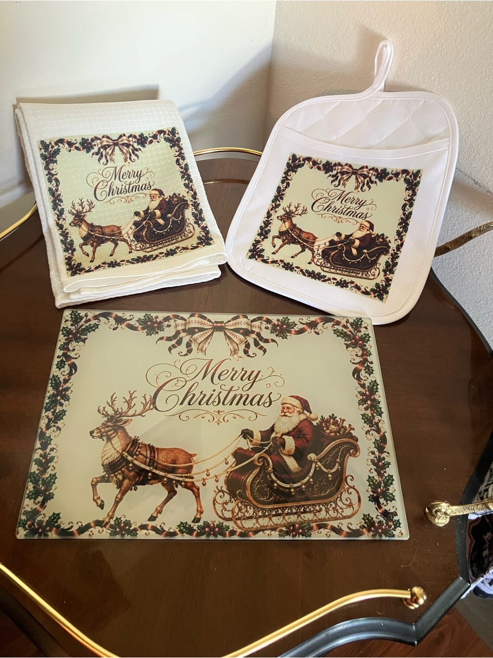 🎄🎄Homemade & New 3 Piece Kitchen Set 🎄🎄